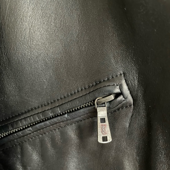 Tom Ford for YSL LeatherJacket. Size 36. Very good vintage condition - Picture 7 of 7